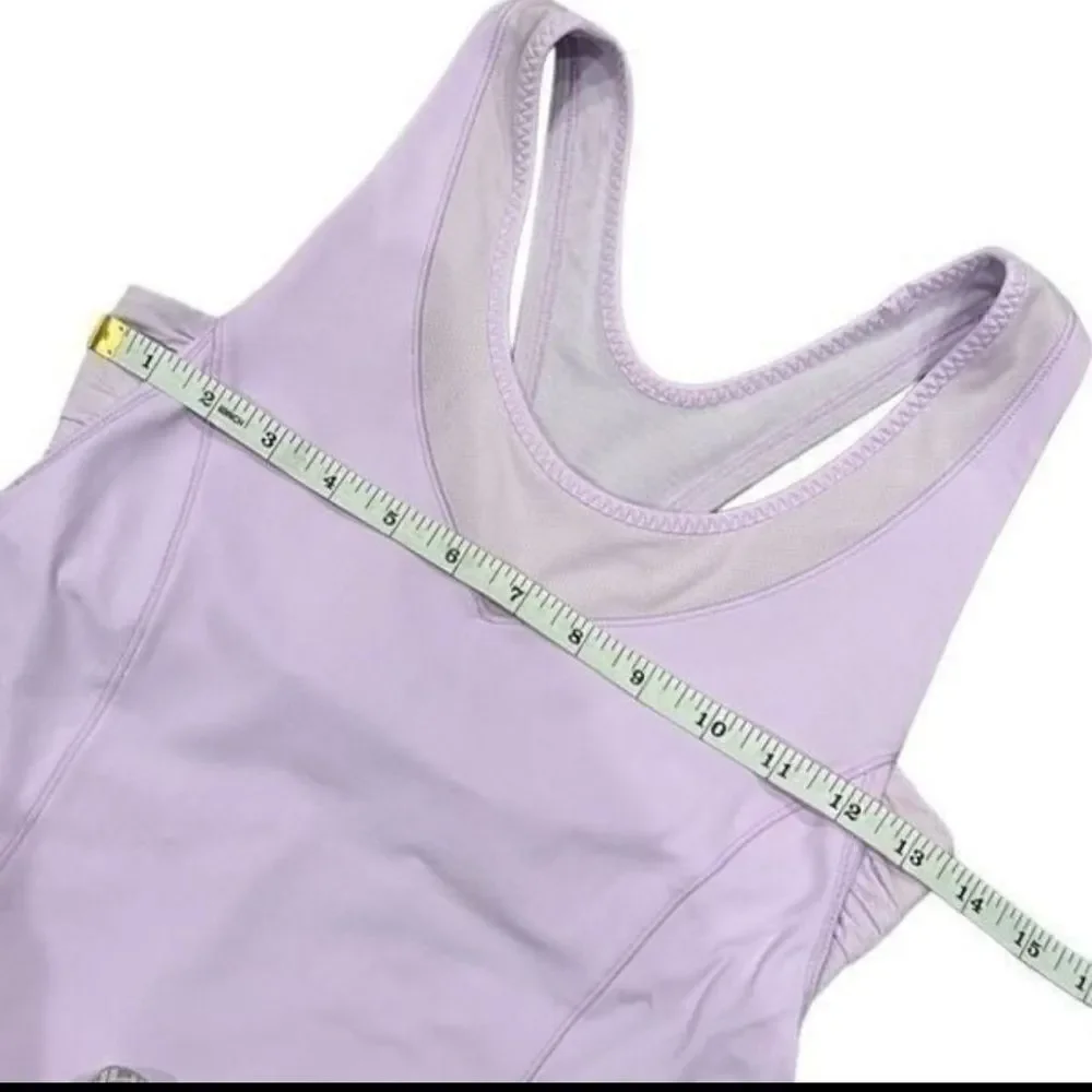 Lululemon tone it tank top pretty purple size 6